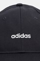 adidas czapka z daszkiem bawełniana KD2109 czarny SS26