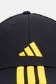 adidas czapka z daszkiem bawełniana KE5879 czarny SS26