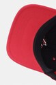 adidas czapka z daszkiem bawełniana czerwony KF0408