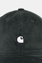 Samtana kapa sa šiltom Carhartt WIP Harlem Cap I036729.3T3XX zelena SS26