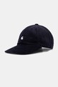 Carhartt WIP czapka z daszkiem Harlem Cap bawełna granatowy I036729.00BXX