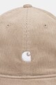 Carhartt WIP cotton baseball cap Harlem Cap I036729.11DXX beige SS26