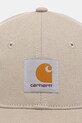 Carhartt WIP czapka z daszkiem bawełniana Canvas Cap I036653.3GEXX beżowy SS26