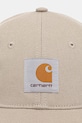 Carhartt WIP czapka z daszkiem bawełniana Canvas Cap I036653.3GEXX beżowy SS26