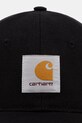 Carhartt WIP czapka z daszkiem bawełniana Canvas Cap I036653.89XX czarny SS26