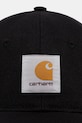 Carhartt WIP czapka z daszkiem bawełniana Canvas Cap I036653.89XX czarny SS26