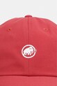 Mammut czapka z daszkiem 1191.00052 bordowy SS26