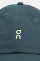 On czapka z daszkiem bawełniana 2UG10104407 zielony SS26
