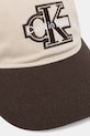 Calvin Klein καπέλο trucker LV04D5092G μπεζ SS26