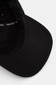 Calvin Klein Καπέλο μπέιζμπολ βαμβακερό μαύρο LV04D5103G