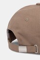 Akcesoria Calvin Klein czapka z daszkiem bawełniana LV04G5027G brązowy