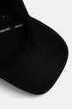 Calvin Klein καπέλο με γείσο βαμβακερό μαύρο LV04G5027G