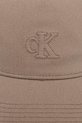 Calvin Klein cappello da baseball in cotone LV04F5061G marrone SS26