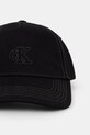 Calvin Klein καπέλο μπέιζμπολ από βαμβάκι LV04F5061G μαύρο SS26