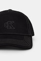 Calvin Klein καπέλο μπέιζμπολ από βαμβάκι LV04F5061G μαύρο SS26