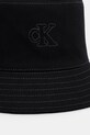 Calvin Klein καπέλο bucket βαμβακερό LV04F5062G μαύρο SS26