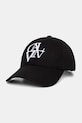 Calvin Klein καπέλο με γείσο βαμβακερό μαύρο LV04F5064G