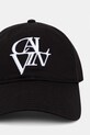 Calvin Klein καπέλο με γείσο βαμβακερό LV04F5064G μαύρο SS26