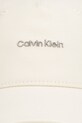 Calvin Klein бейзболна шапка от памук LV04F5072G бежов SS26