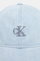 Calvin Klein kšiltovka džínová LV04K5025G modrá SS26