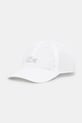 Lacoste czapka z daszkiem bawełniana biały RK1910