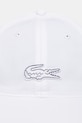 Lacoste czapka z daszkiem bawełniana RK1910 biały SS26
