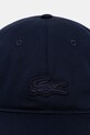 Lacoste czapka z daszkiem bawełniana RK1910 granatowy SS26
