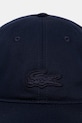 Lacoste czapka z daszkiem bawełniana RK1910 granatowy SS26