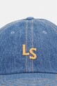 Levi's czapka z daszkiem jeansowa LS MONOGRAM 004BS.0002 niebieski SS26