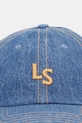 Levi's czapka z daszkiem jeansowa LS MONOGRAM 004BS.0002 niebieski SS26