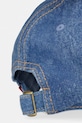 Akcesoria Levi's czapka z daszkiem jeansowa LS MONOGRAM 004BS.0002 niebieski