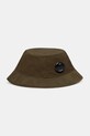 C.P. Company hat plain green 20CMAC046A110545A