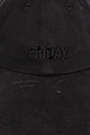 VETEMENTS czapka z daszkiem bawełniana Friday Distressed UE76CA326B czarny SS26