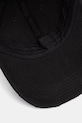 VETEMENTS czapka z daszkiem bawełniana Friday Distressed UE76CA326B czarny