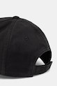 Akcesoria VETEMENTS czapka z daszkiem bawełniana Nano Logo UE76CA324B czarny