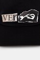 Y-3 czapka z daszkiem bawełniana MERCH CAP KD0179 czarny SS26
