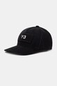 Y-3 czapka z daszkiem bawełniana RACE CAP bawełna czarny KE0075