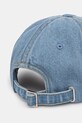 Akcesoria Lacoste czapka z daszkiem jeansowa RK6362 niebieski