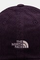 The North Face Norm czapka bejsbolowa bawełniana NF0A8CGKNHB1 fioletowy SS26