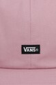 Vans czapka z daszkiem bawełniana VN000QA1FPR1 różowy SS26