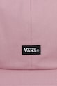 Vans czapka z daszkiem bawełniana VN000QA1FPR1 różowy SS26