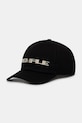 Rick Owens DRKSHDW czapka bejsbolowa czarny DA01F4478.TEEM9