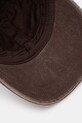 AXEL ARIGATO czapka z daszkiem bawełniana brązowy X3959001