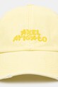 AXEL ARIGATO czapka z daszkiem bawełniana X3962003 żółty SS26