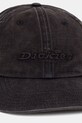 Dickies șapcă de bumbac DK0A887ZBLK1 negru SS26