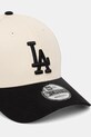 New Era czapka z daszkiem bawełniana COLOURBLOCK 9FORTY® 60771835 beżowy SS26