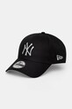 New Era czapka z daszkiem METALLIC 9FORTY® aplikacja czarny 60771846
