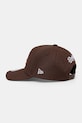 New Era czapka z daszkiem OUTLINE SCRIPT E-FRAME brązowy 60771811