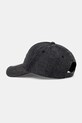 New Era czapka z daszkiem jeansowa DENIM E-FRAME czarny 60771820