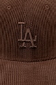 New Era czapka z daszkiem sztruksowa CORD 9FORTY® MC 60771826 brązowy SS26